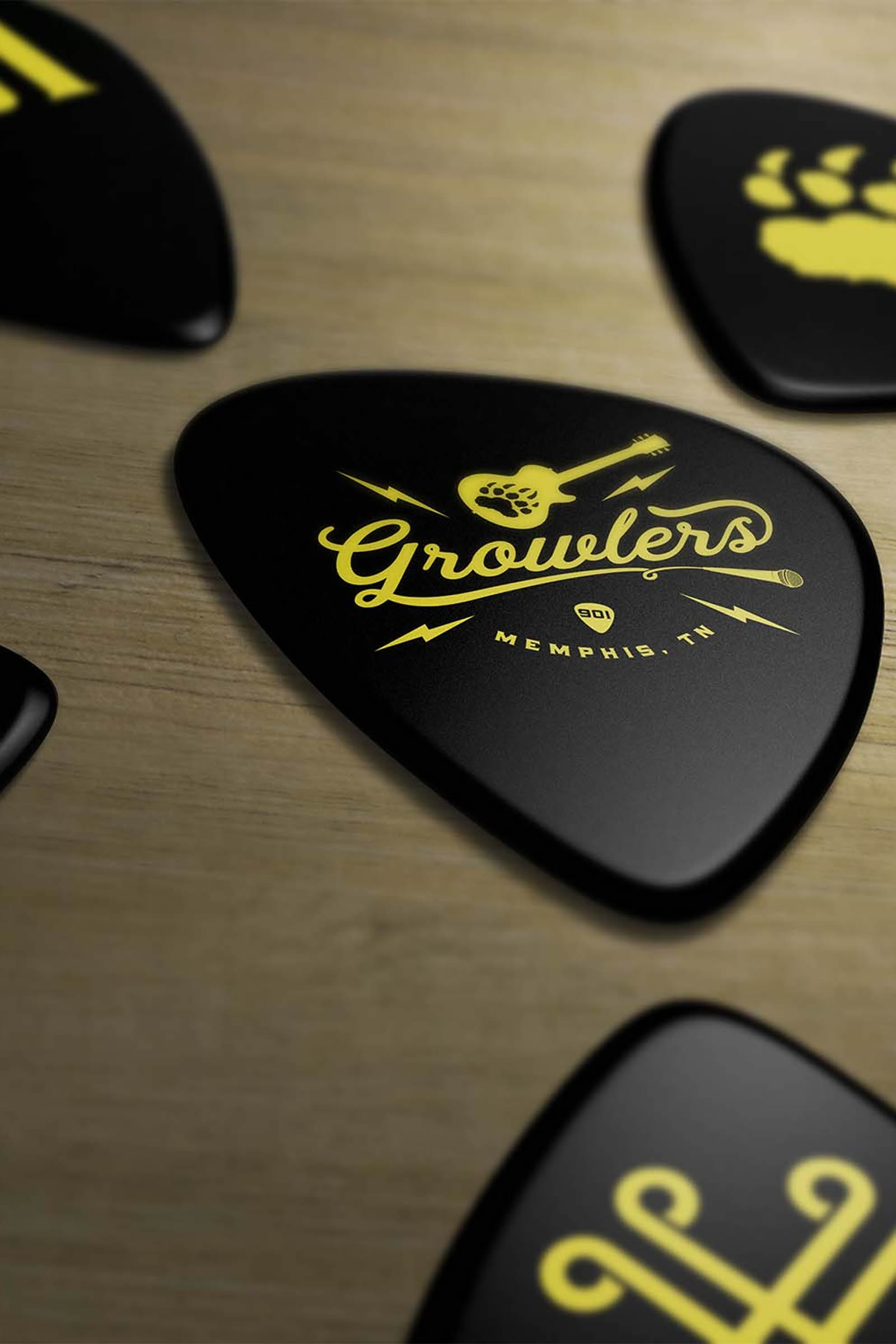 Tandem Restaurant Partners Merch - Growlers Guitar Picks