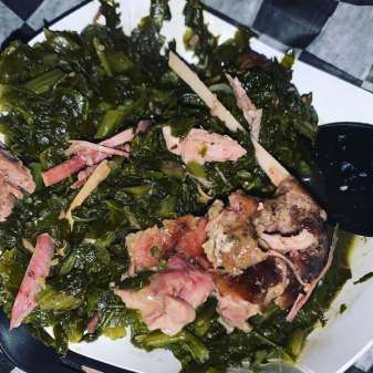 Carolina Watershed – Red Bone’s Turkey Legs – Mama’s Spinach Casserole Stuffing – Tandem Restaurant Partners Carolina Watershed - Red Bone's Turkey Legs - Mama's Spinach Casserole Stuffing - Tandem Restaurant Partners